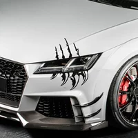 Universal Car Lamp Eyebrow Sharp Claw Stickers Headlight PVC Decals For Audi Alfa BMW Ford Honda Suzuki Auto Tuning Accessories