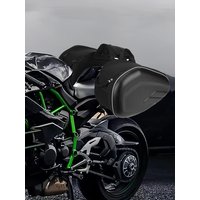 AliExpress NONE 58L Motorcycle Saddle Bag Large Capacity Waterproof Moto Side Storage Bag Outdoor Travel Universal Black Cycling Luggage Bag