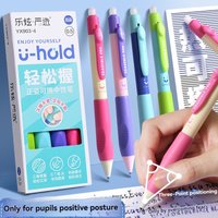 4Pcs/set Retractable Erasable Ballpoint Pens Gel Pen Smooth Writing for Students Office School Cute Stationery Study Supplies