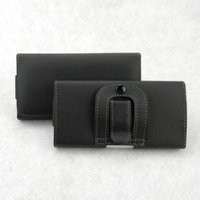 Vertical Horizontal Case Waist Carrying Pouch with Belt Clip Loops Men Casual Outdoor PU Leather Mobile Phone Holster Case