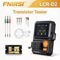FNIRSI Transistor-Tester, Dioden-, Trioden-, Kondensator-, Widerstands-, LCR- und ESR-Messgerät, SMD-Elektronikkomponenten-Tester, Multifunktionswerkzeug