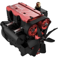 TOYAN FS-L200AC 4 Stroke Air Cooled Engine 7cc Inline 2 Cylinder Nitro Internal Combustion Engine Model Kit
