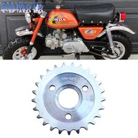 Motorcycle 420-24T 25T 26T 27T 28T 30T Tooth Rear Wheel Chain Disc For Honda Z50 Z50A Z50J Z50R Mini Trail Monkey Bike Universal