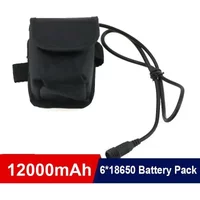 AliExpress LIEFOX 12000mAh 8.4V 18650 battery 6*18650 Bike Light Battery pack + 1Pcs battery bag for Bike Flashlight Bike Accessories Headlight