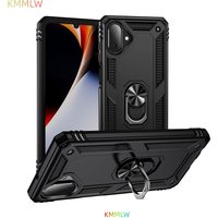 Shockproof Armor For Samsung Galaxy A05 A05S A55 A14 A17 A07 A16 A06 A15 Case Phone Ring Stand Bumper Silicone Phone Back Cover