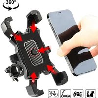 360°Rotatable Electric Bicycle Phone Holder For Iphone Riding MTB Bike Moto Motorcycle Stand Shockproof Bracket Non Slip Cycling