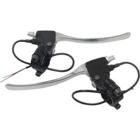 AliExpress JETTING ✍1/2Pcs E Bike Brake Levers Aluminium Alloy Left Right Hand Brake Power Failure Hand Brake Lever For Electric Bike Scoooter