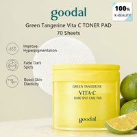 GOODAL Green Tangerine Vita C TONER PAD (23AD),Moisturizing&Refreshing,Brightening Skincare&Pore Cleansing Care,Korean Cosmetic