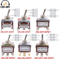 Toggle Switch SPST DPDT DPST SPDT ON-ON ON-OFF-ON ON-OFF AC Power Rocker Switch AC 250V 15A 125V 20A