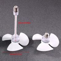 E27 Screw Fan Kitchen Bedroom Ceiling Fan Light Sound Strong Wind Dorm Energy-saving Small Fan 10W Low Noise