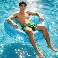1Pcs Inflatable Pool Float Thicken Swim Float Ring Adults Swim Tube Summer Water Floating Toys