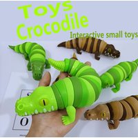 Alligator Caterpillar Unique Articulated Children's exploration fun toy Sensory Fidget Toy Pressure Relief Anti-Anxiety Desk Toy