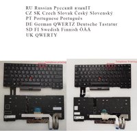 Russian Czech Portuguese UK Swedish GR Keyboard for Lenovo Thinkpad P14s Gen 1 / P14s Gen 2 , T14 Gen 2 2021 (20W0 20W1) BACKLIT
