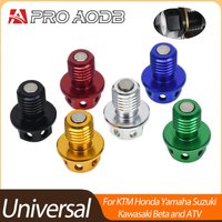 Anti-Leak Magnetic Oil Drain Plug Bolt M12*1.5 Thread For Motorcycles KTM Husqvarna Engine Oil Pan Replacement Fixing Screw