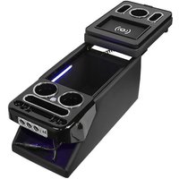 AP02 für Mercedes Benz V-Klasse Vito W447 2014 2015 2016 2017 2018-2023 LED USB + Induktions-Aufbewahrungsfach Mittelkonsole