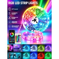 USB RGB LED Strip SMD3535 With APP & Remote Control Music Sync Color Changing Lighting for TV Backlight Gaming Room Party Decor