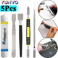 Mobile Phone Repair Tools Kit Disassembly Blades Pry Opening Tool Metal Crowbar Disassemble Kit Phone Spatula Hand Tools Set