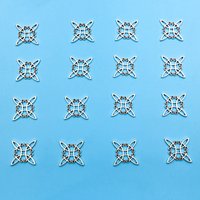 10/20pcs Antique Silvery Simulated Irish Knot Pattern Charms Alloy Retro Pendant For DIY Jewelry Making Crafting Accessory