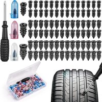 Tire Repair Kit Three Sizes Mushroom Head Tire Plug Screws For Car Motorcycle Bike Tubeless Tires, Puncture Repair Tool