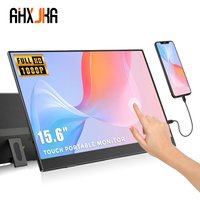 15.6" 60Hz Touch Screen Portable Monitor FHD IPS 72%sRGB 300Cd/m² Travel Display for Laptop Computer Phone XBox PS4 / 5 Switch