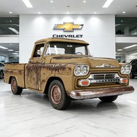 1:24 CHEVY APACHE FLEETSIDE PICKUP 1958 Alloy Car Diecasts & Vehicles Car Model Miniature Scale Model Car For Collection Gift