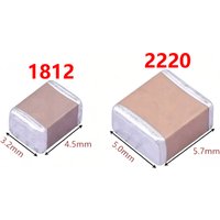 5pcs 1812/4532 2220/5750 Chip ceramic capacitor 1uf 2.2uf 3.3uf 4.7uf 10uf 22uf 33uf 47uf 100UF 25v 50v 63V 100v 250v 500v