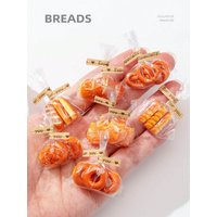 1pc Miniature Bread Dollhouse Accessories: 1/12 1/6 Scale Realistic Baguette, Doughnut, Pretzel Bread, Decor For Kitchen