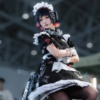 New & In-Stock Zenless Zone Zero Ellen Joe Maid Cosplay Costume, Black and White Frill Full Set Anime Outfit for Women