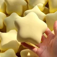 Kawaii Star Squishy Fidget Toy Slow Rising Wet Soft Suction Finger Pinch Toy Anti-Stress Anxiety Relief Decompression Toy