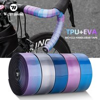 WEST BIKING Cycling Handlebar Tape EVA Anti-Slip Road Bicycle Bike Bar Tape Brushed Texture Lightweight Racing Bike Accessories