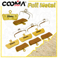 4 Pairs, Full Metal Bicycle Disc Brake Pads for SRAM G2 Guide Ultimate, RSC, RS, R Avid X0 Trail Elixir Trail, Ultra Class