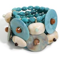 Statement Boho Beads Bracelet Set Handmade for Women Girl