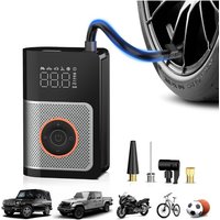 AliExpress Tire Inflator Portable Air Compressor 160PSI Portable Car Air Pump with Tire Pressure Gauge for Motor Vehicle Motorcycle Bike