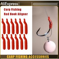YOTORed Carp Fishing Hook Aligner, Rig Deflector Sleeves for Anti-Tangle, Essential Carp Rig Accessory for Improved Hook Setting