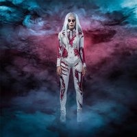 Halloween Cosplay Costume Muscle Skeleton Print Jumpsuit Women Men Zentai Suit Xmas Party Clothes Attack Colossal Tian Bodysuit