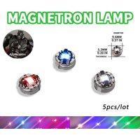 5Pcs Magnetic Control Led Lamp Wireless Light Super Bright Ultra Bright for Diy Model Making Plus Light with Batteries