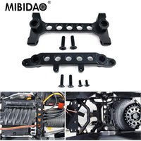 MIBIDAO Aluminum Alloy Front Rear Fixing Bracket Mount for Axial SCX6 AXI05000 Wrangler AXI05001 Trail Honcho 1/6 RC Car Model