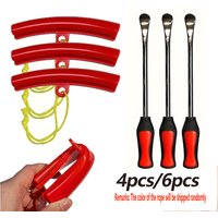3/6/12pcs Rim Protector Tire Changing Lever Tools Auto Spoon Tire Kit Motorcycle Bicycle Tire Changing Levers
