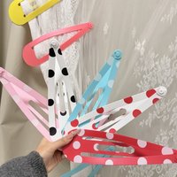 Funny Extra-Large Bb Card Issuance Polka Dot Pattern Curtain Clip 3D Printed Kawaii Style Novelty Hairpin Fun Prank Toys