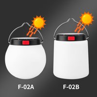 Solar LED Camping Lantern Waterproof Portable Emergency Camping Outdoor Tent Light for Power Outage Hiking Hurricane Patio Gazeb