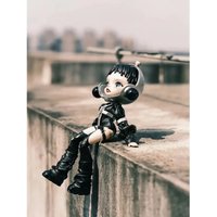 POP MART SKULLPANDA Big Family Komatsu Nana Action Figure1/8 BJD Precious Decorative Limited Edition Creative Collection Gift