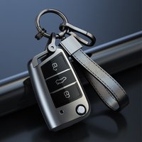 Fashion Car Key Case Cover For VW Volkswagen Golf 7 MK7 Tiguan MK2 For Seat Ateca Leon FR 2 Ibiza Skoda Octavia Kodiaq