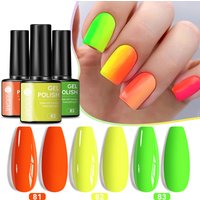 UR USGAR 7ML Neon Colors Nail Gel Polish Spring Summer Semi Permanent Soak Off UV LED Gel Manicure Nail Art DIY Design Varnishes