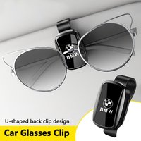 Fashion Car Sun Visor Glasses Clip Sunglasses Storage Holder For BMW M 50th 1 2 3 4 5 7 Series X1 X3 X4 X5 X6 X7 F10 F30 E46 E60