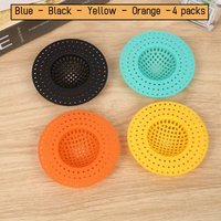 1 Sink Silicone Filter Bathroom Floor Drain Filter Sewer Filter Anti-Clogging Household Filter Easy To Clean