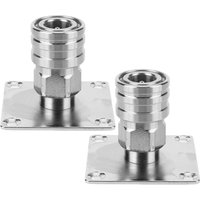 Pressure Washer Nozzle Tip Holder Foam Cannon Nozzle Water Gun Holder Stainless Steel 1/4 Quick Connector Foam Cannon Wall Mount