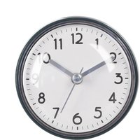 Waterproof Bathroom Clock with Suction Cup 3 Inch Easy Read Mirror Clock Lightweight for Shower Kitchen Living Room Office