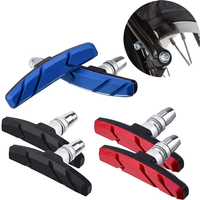Bike Brake Blocks Rubber Cycling Part Tools MTB Mountain Road Bicycle Lightweight V-brake Shoes Pads Bicycle Accessories