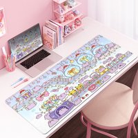 New Ditto Pattern Series Aesthetics Playmat Cartoon Pokemons Lock-edge Offices Desk Accessories Rubber Board Carpet Gaming Pads