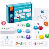 Children's math early education teaching aids, number cognition matching, mathematical operations learning, educational toys